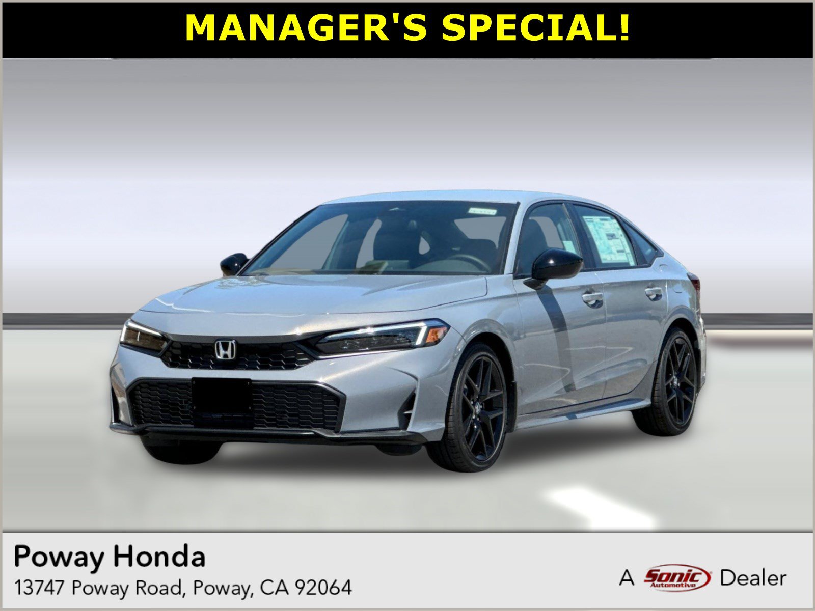 2026 Honda Civic Sport Sedan