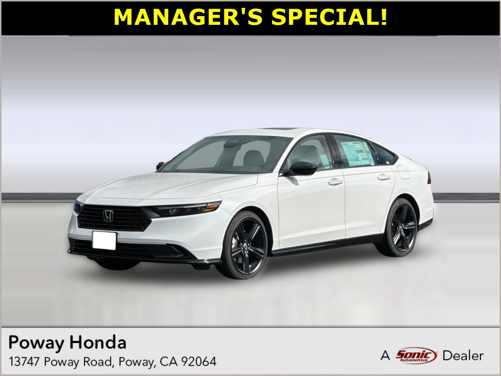 2026 Honda Accord Hybrid Sport-L Sedan