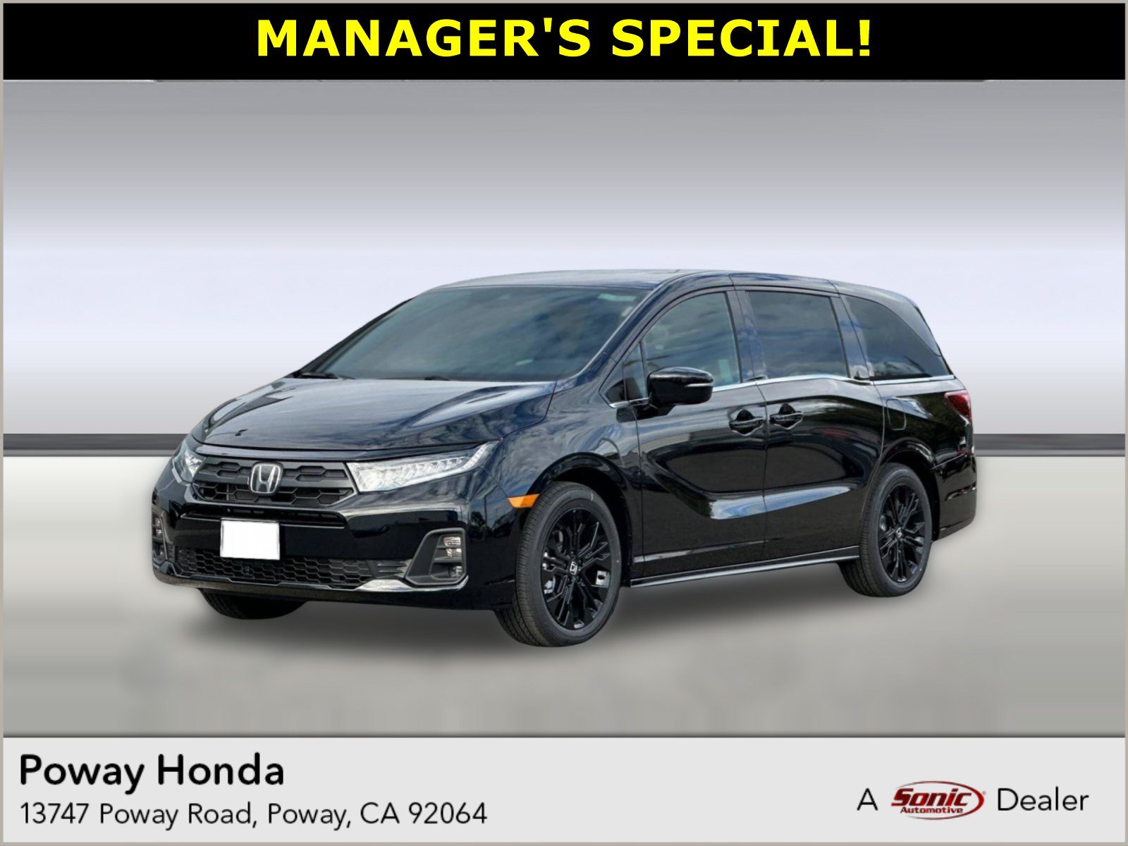 2026 Honda Odyssey Sport-L Van Passenger
