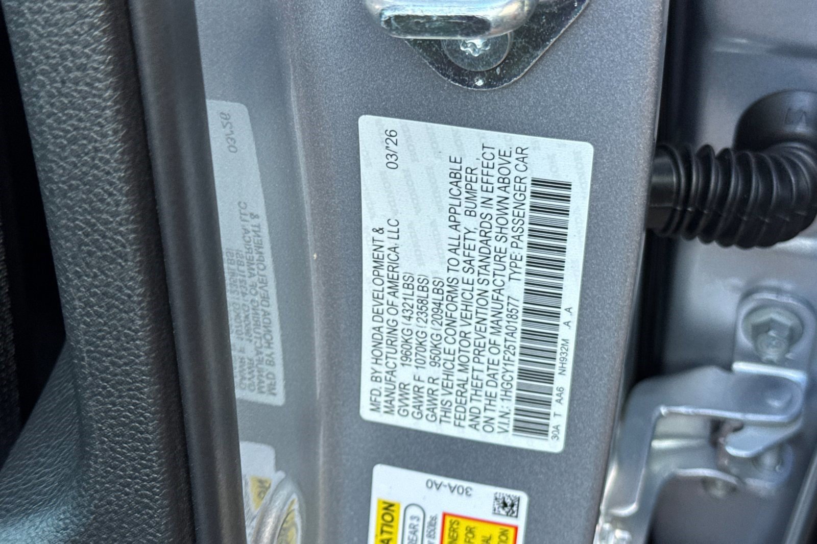 2026 Honda Accord LX - Photo 20