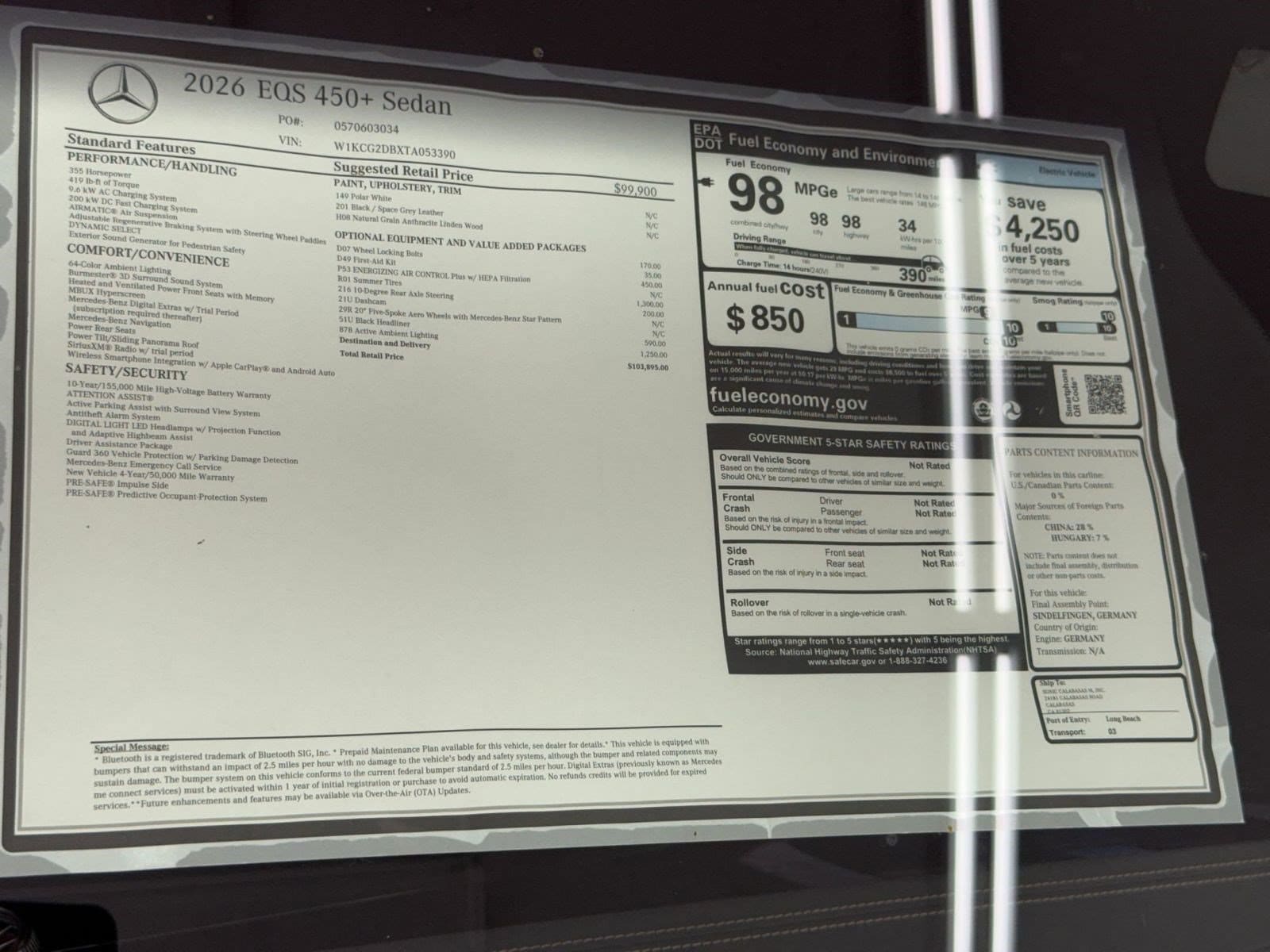 2026 Mercedes-Benz EQS Base - Photo 32