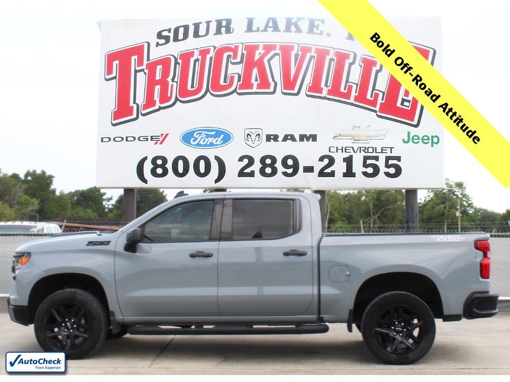 Used 2024 Chevrolet Silverado Custom Trail Boss Crew Cab