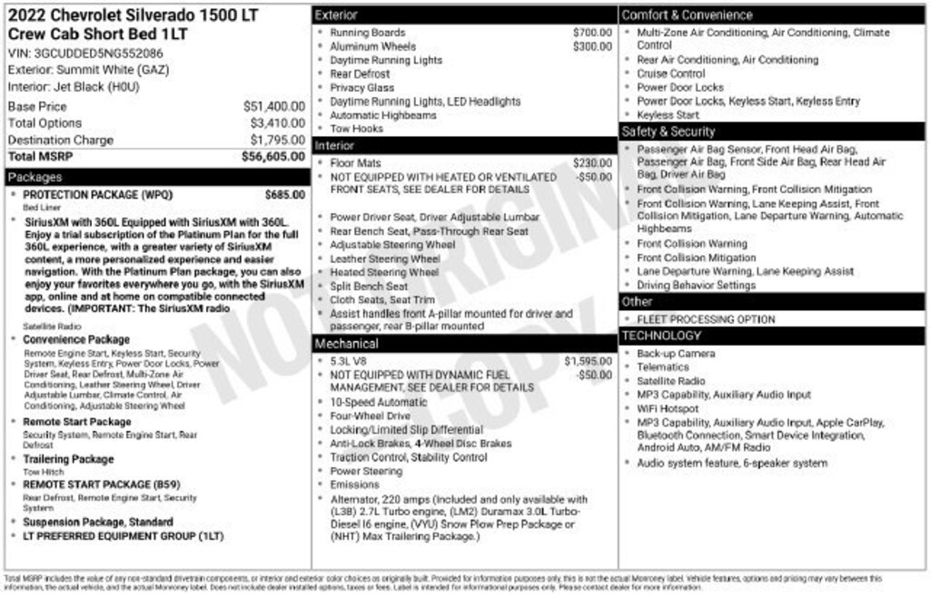 Used 2022 Chevrolet Silverado 1500 LT Truck Crew Cab