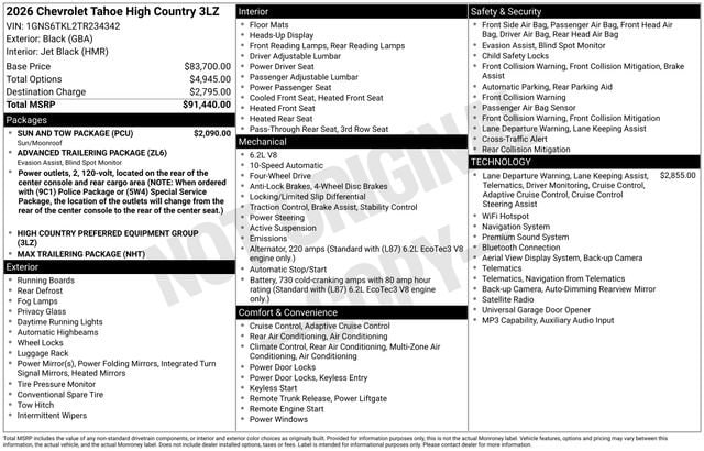 2026 Chevrolet Tahoe High Country - Photo 49