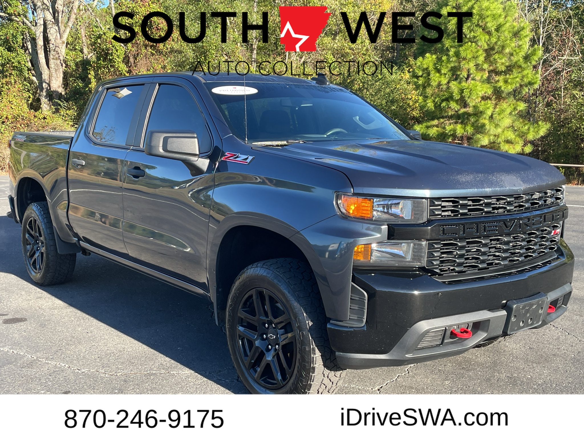 Used 2022 Chevrolet Silverado Custom Trail Boss Crew Cab