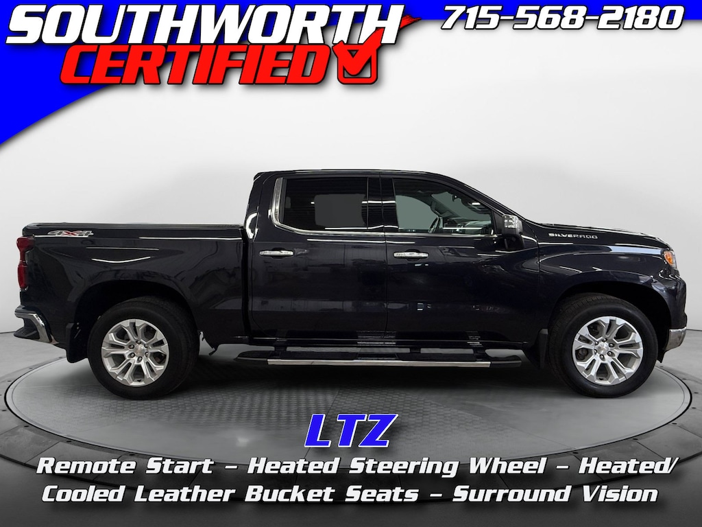 Used 2022 Chevrolet Silverado 1500 LTZ Truck Crew Cab