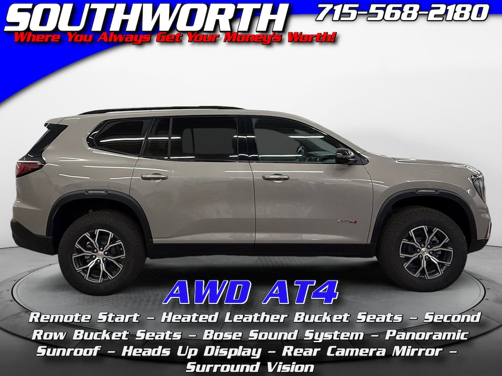 New 2027 GMC Acadia AT4 SUV