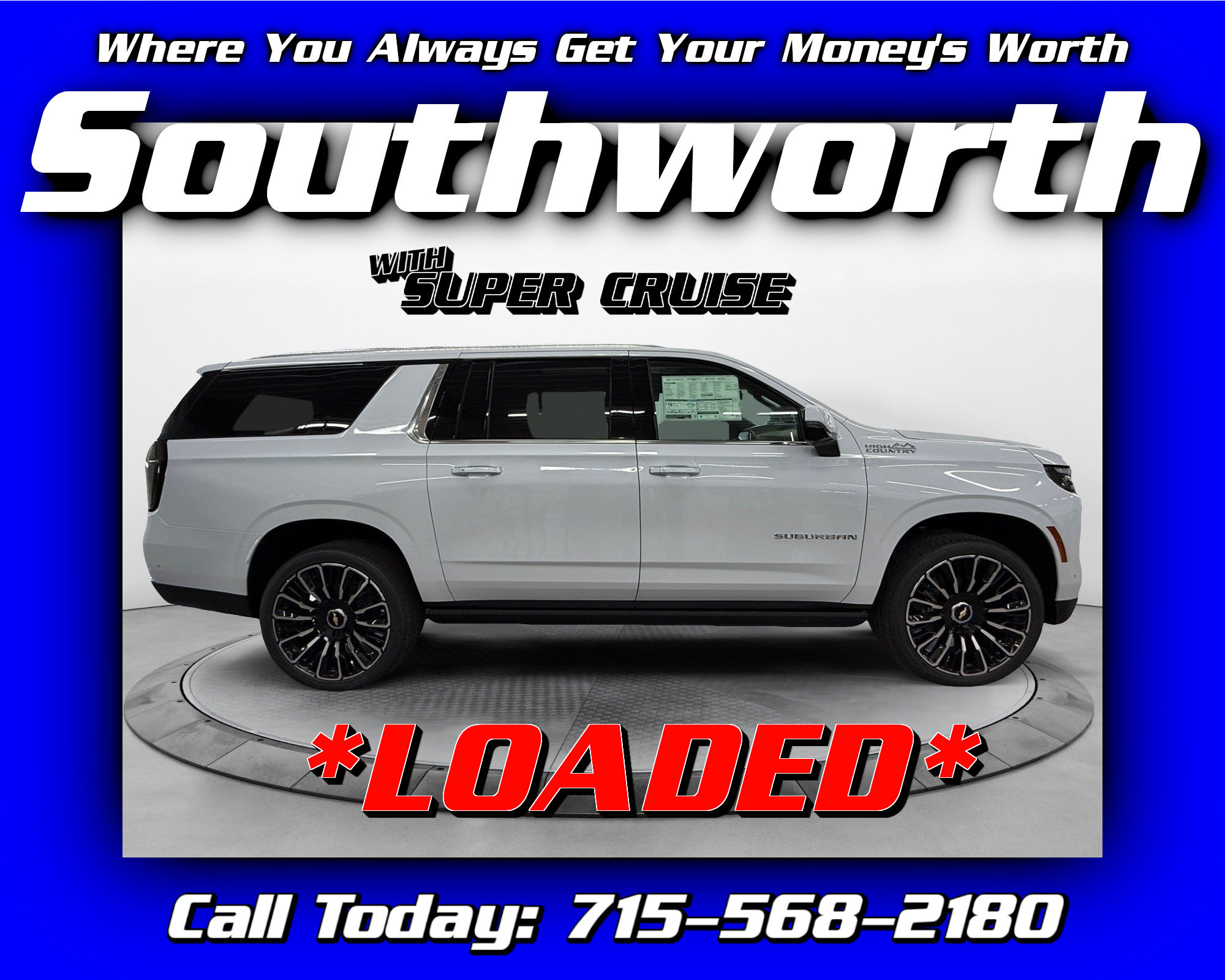 New 2026 Chevrolet Suburban High Country SUV