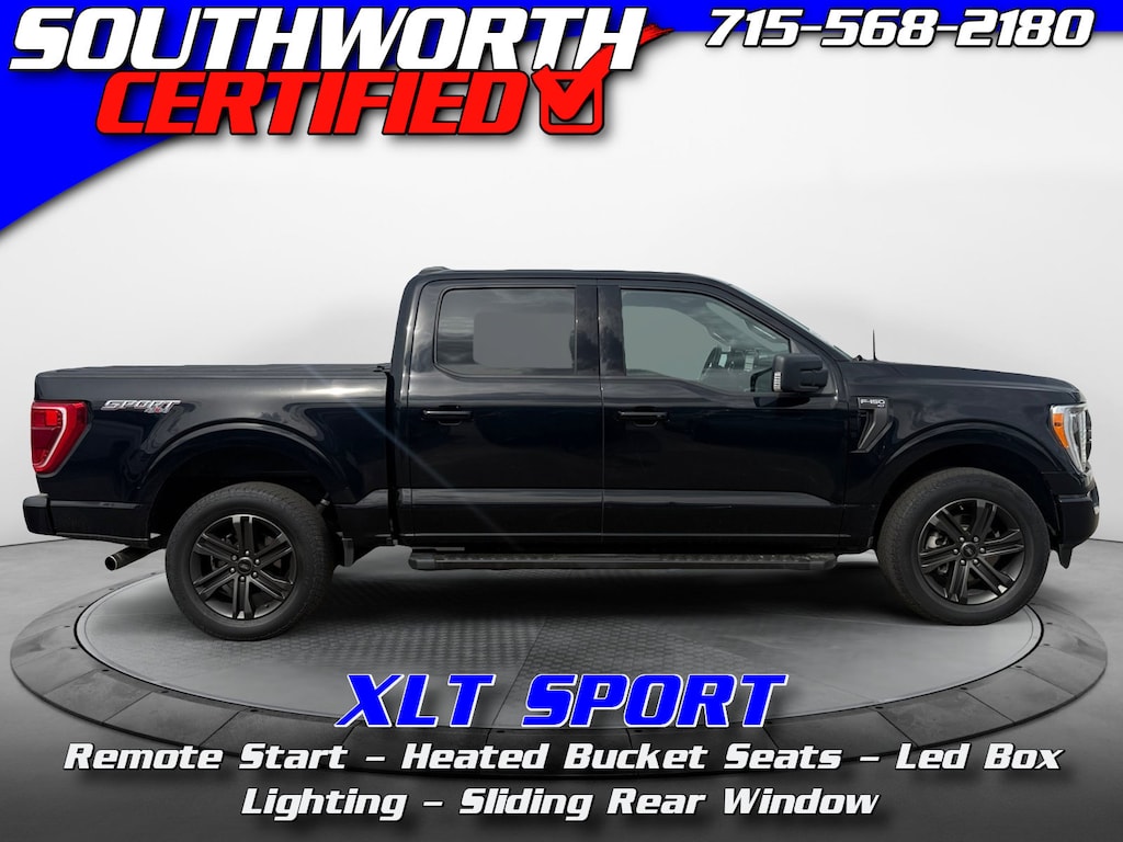 Used 2022 Ford F-150 XLT 4WD SuperCrew 5.5 Box Truck SuperCrew Cab