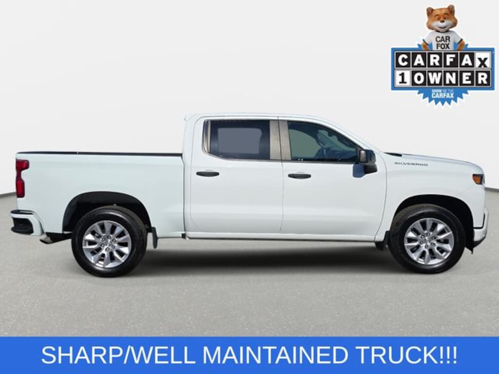 Used 2021 Chevrolet Silverado 1500 Custom Truck Crew Cab