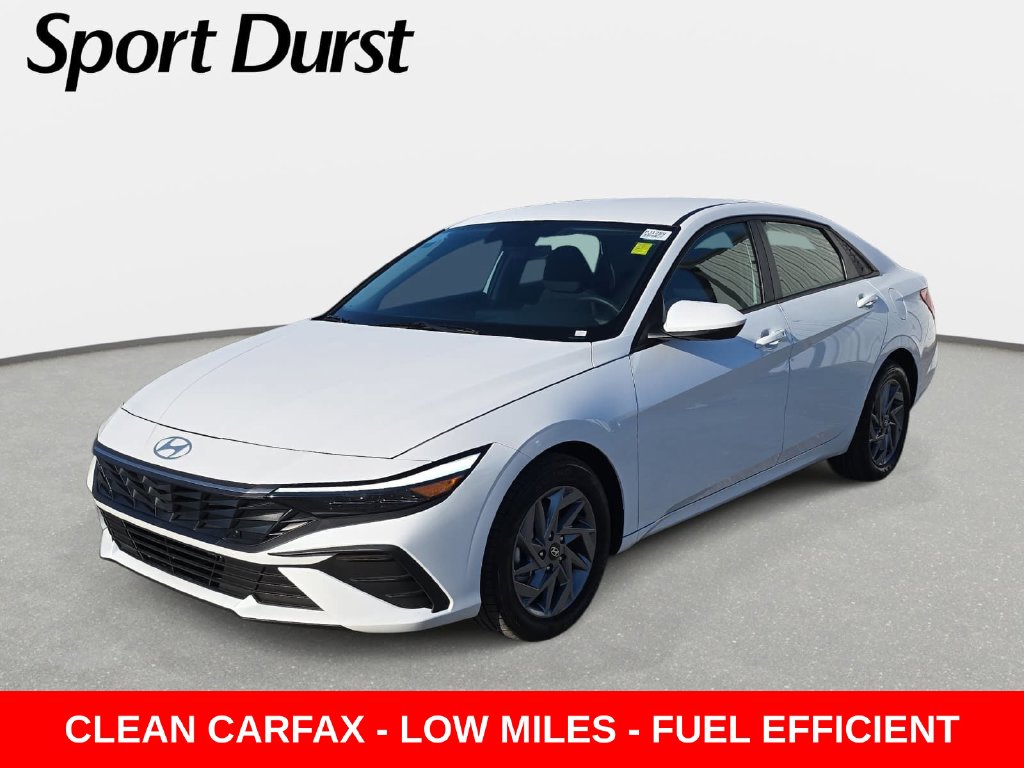 Used 2025 Hyundai Elantra Hybrid Blue Sedan