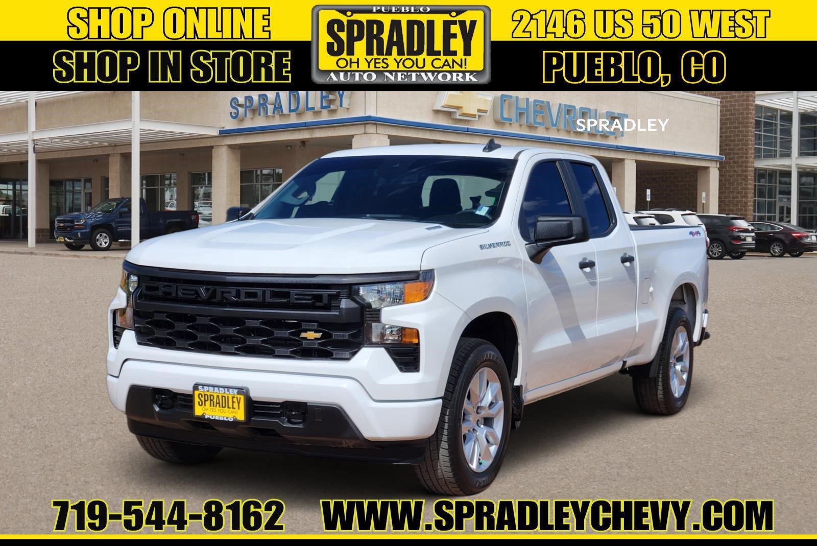 Buy a 2025 Chevrolet Silverado 1500 Custom Truck Double Cab For Sale in Pueblo