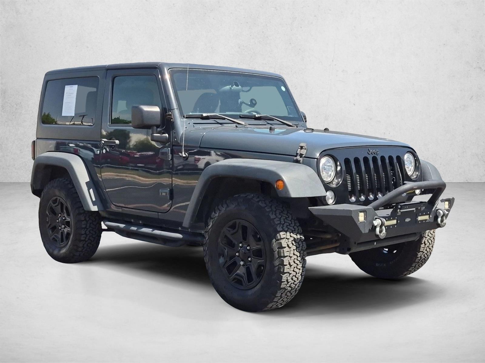 Used 2017 Jeep Wrangler Willys Wheeler Sport Utility
