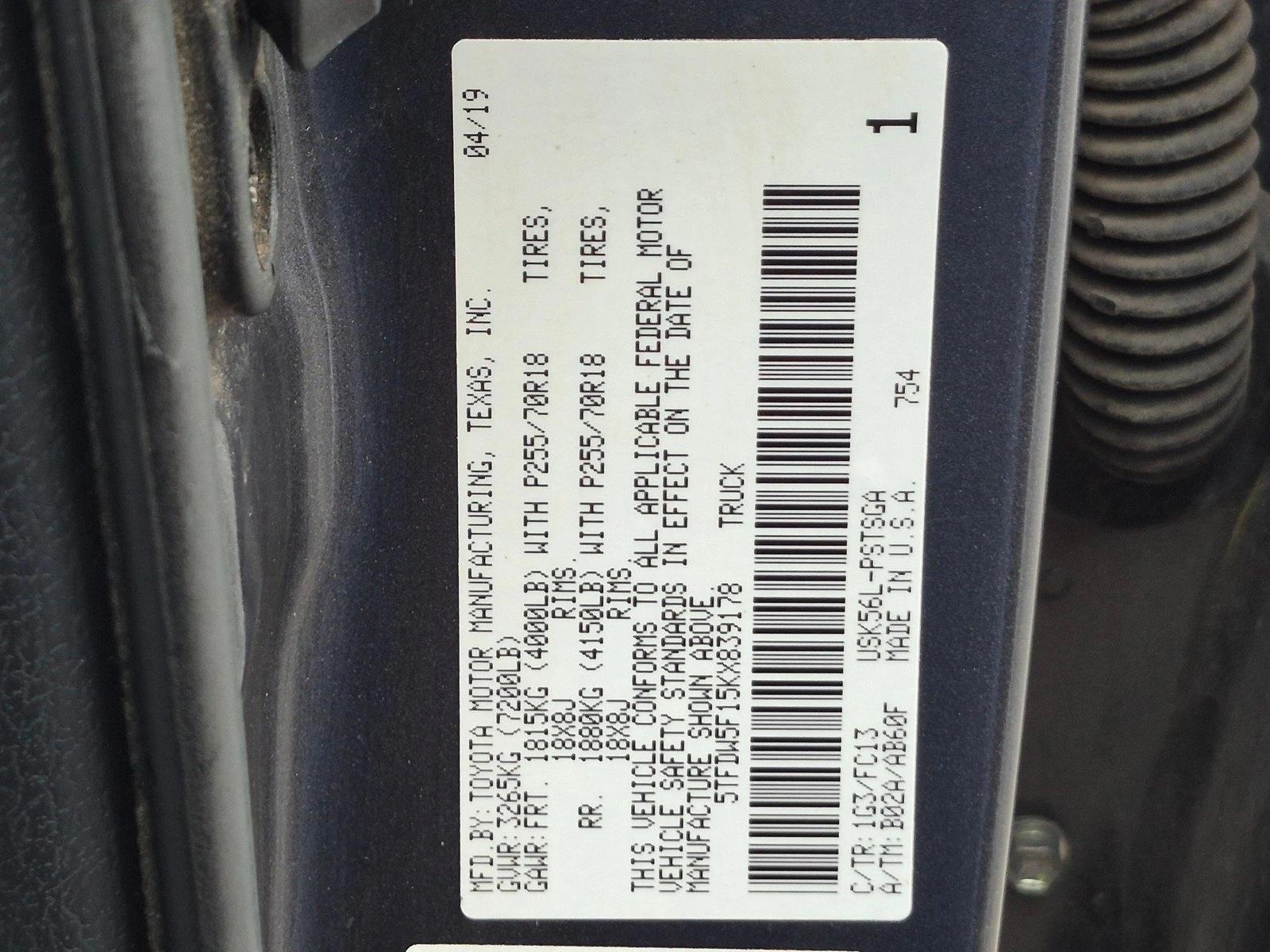 2019 Toyota Tundra SR5 - Photo 25