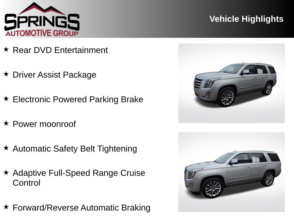 Used 2018 Cadillac Escalade Premium Luxury SUV