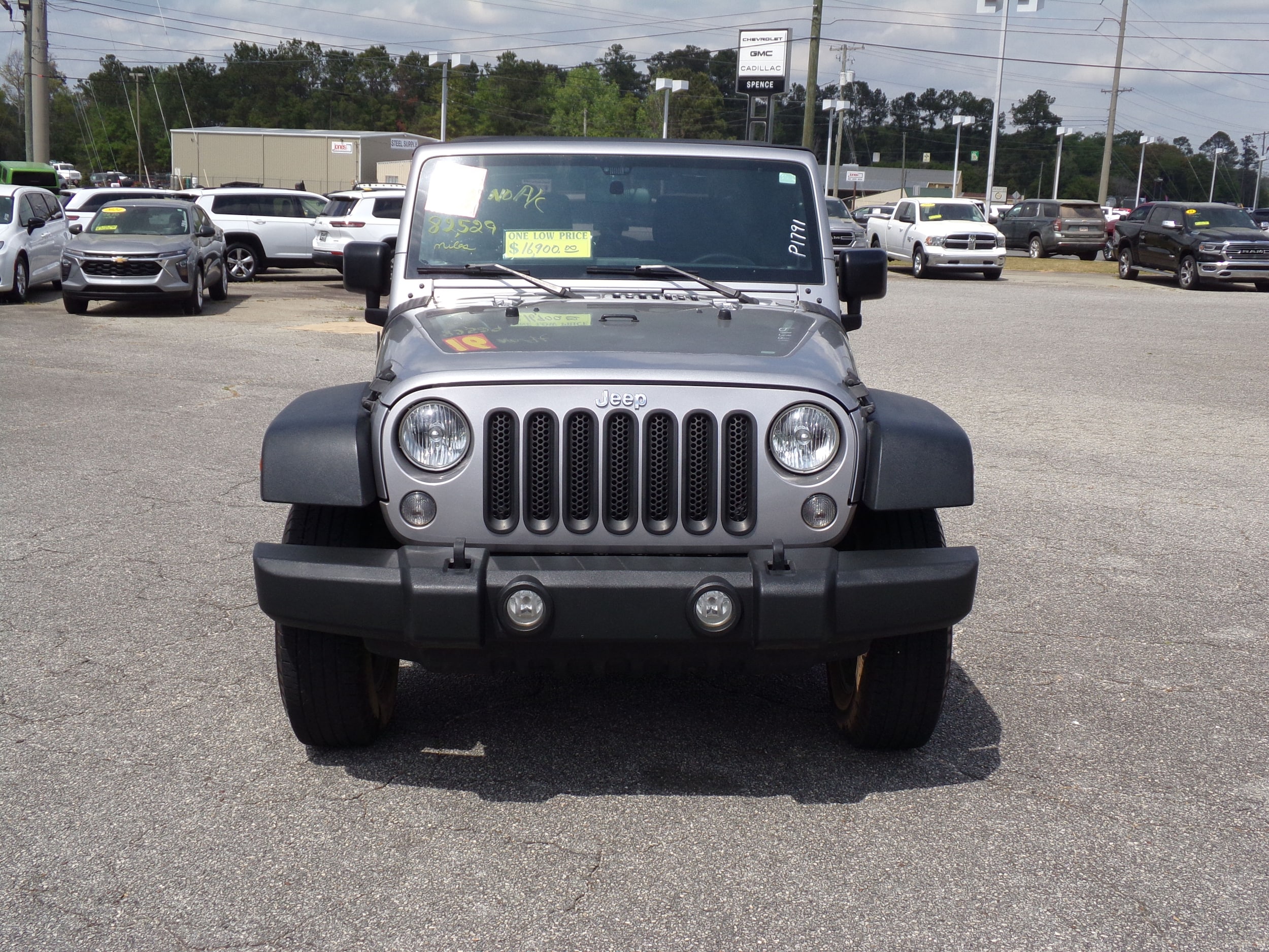 Certified 2016 Jeep Wrangler Sport with VIN 1C4AJWAG9GL177722 for sale in Thomasville, GA