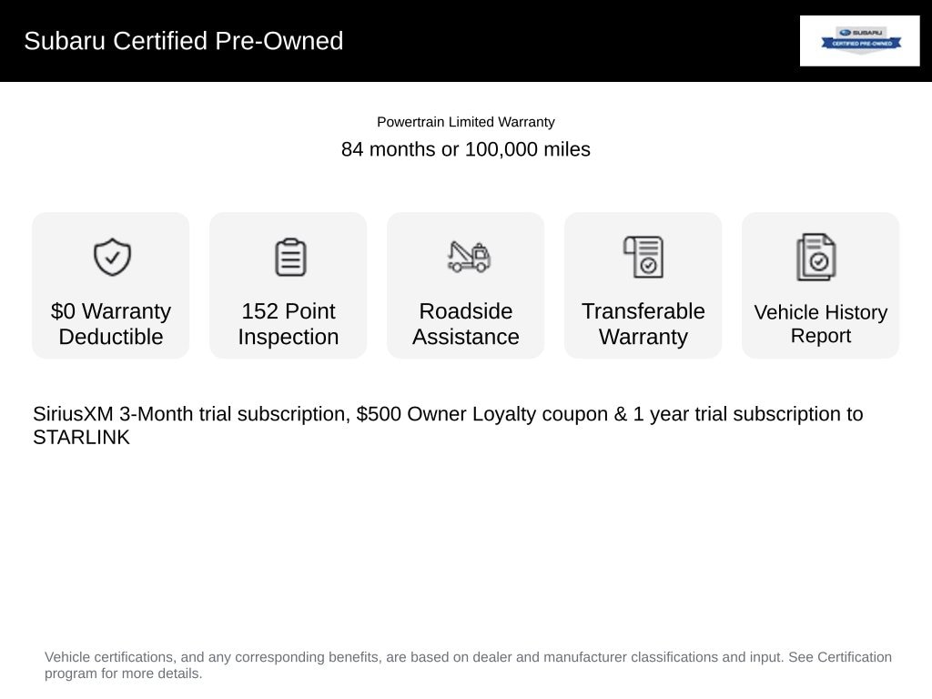 Certified 2024 Subaru Crosstrek Premium SUV