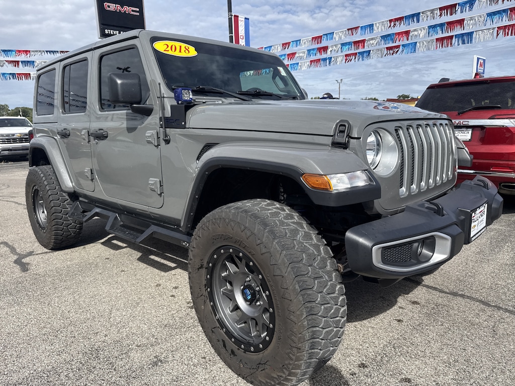 Used 2018 Jeep Wrangler Unlimited Sahara 4x4 SUV