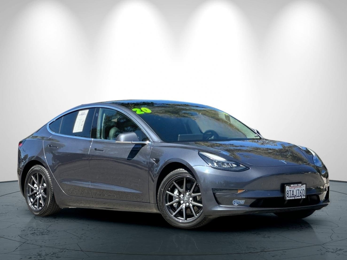 Used 2020 Tesla Model 3 Base with VIN 5YJ3E1EA3LF807365 for sale in San Jose, CA