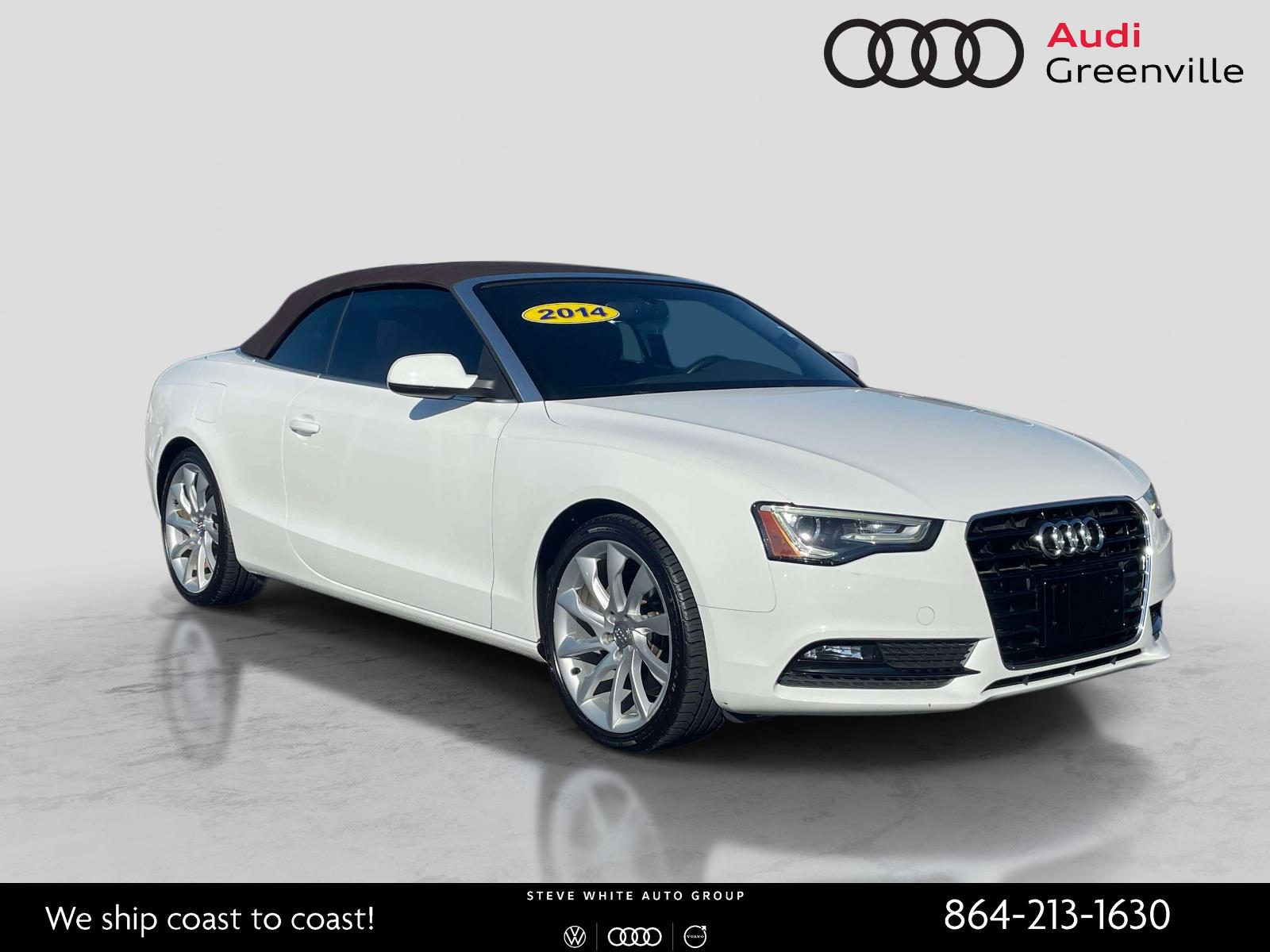 Used 2014 Audi A5 Cabriolet Auto FrontTrak 2.0T Premium Plus Car