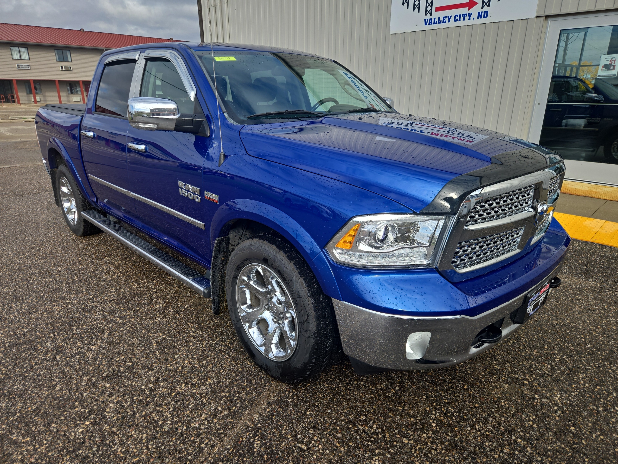 Used 2016 RAM Ram 1500 Pickup Laramie with VIN 1C6RR7NT0GS172401 for sale in Valley City, ND