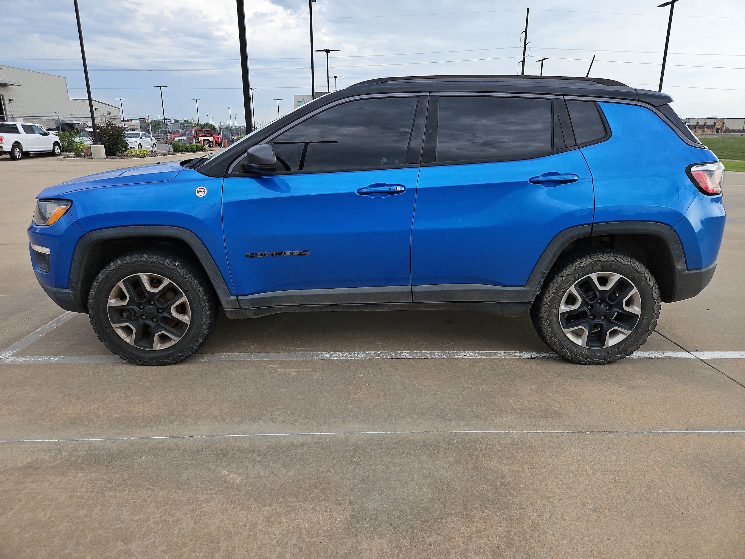 Used 2017 Jeep All-New Compass Trailhawk with VIN 3C4NJDDB9HT631544 for sale in Tahlequah, OK