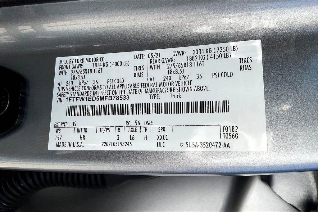 2021 Ford F-150 Lariat - Photo 36