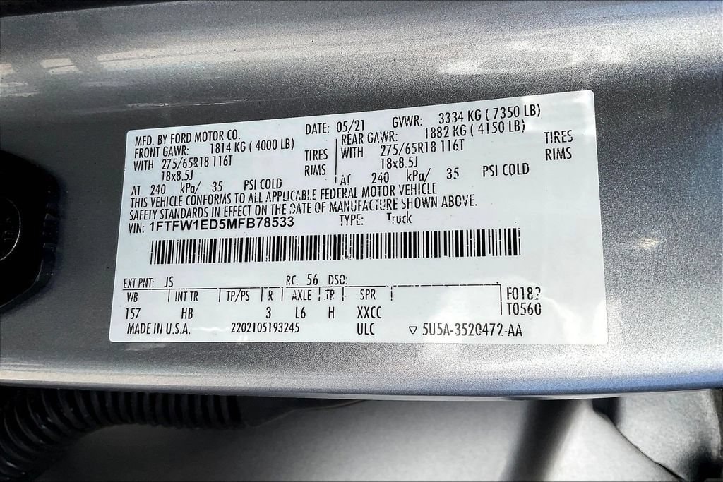 2021 Ford F-150 Lariat - Photo 34