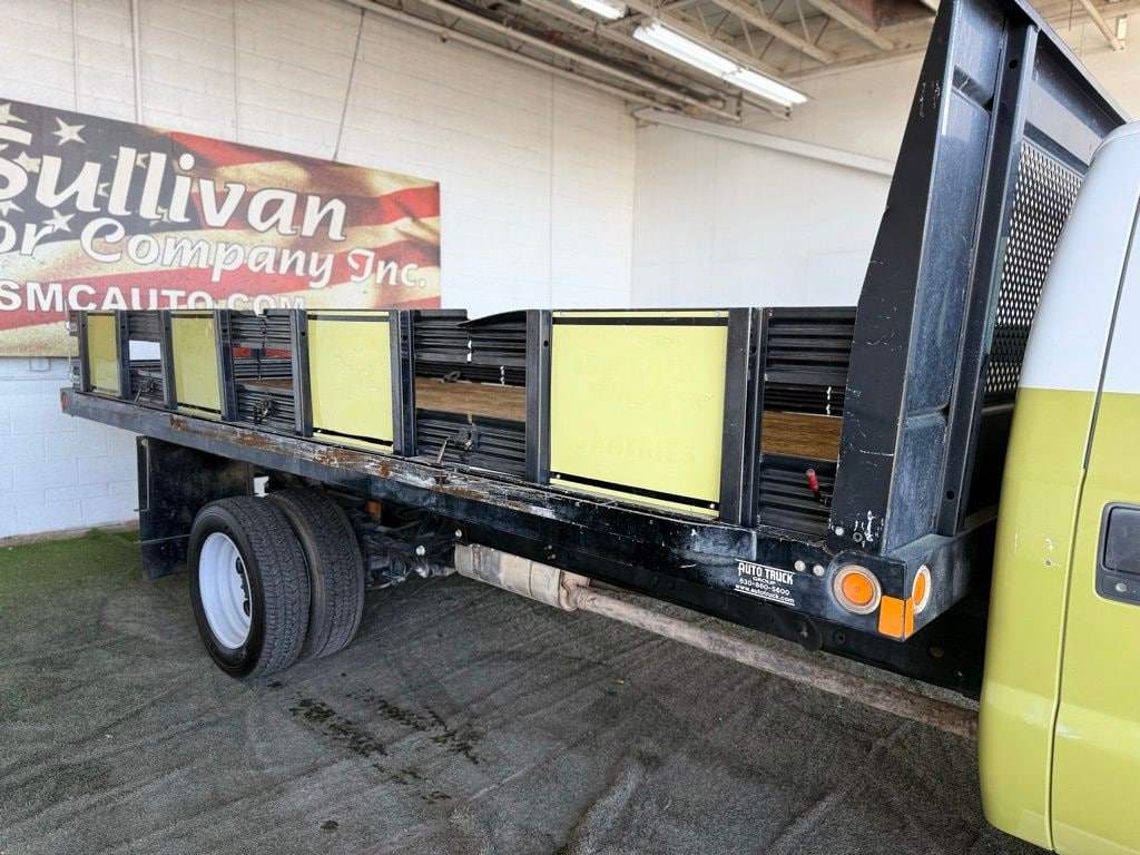 Used 2015 Ford F-450 Flat Bed Stake Bed Chassis