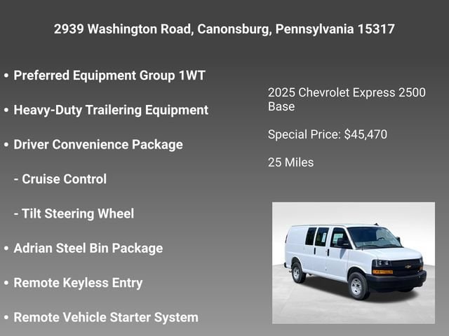 2025 Chevrolet Express Cargo Work Van - Photo 9