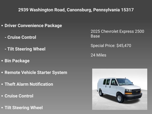 2025 Chevrolet Express Cargo Work Van - Photo 9