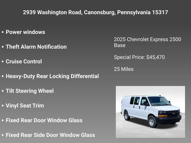 2025 Chevrolet Express Cargo Work Van - Photo 18
