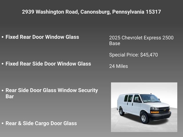 2025 Chevrolet Express Cargo Work Van - Photo 18