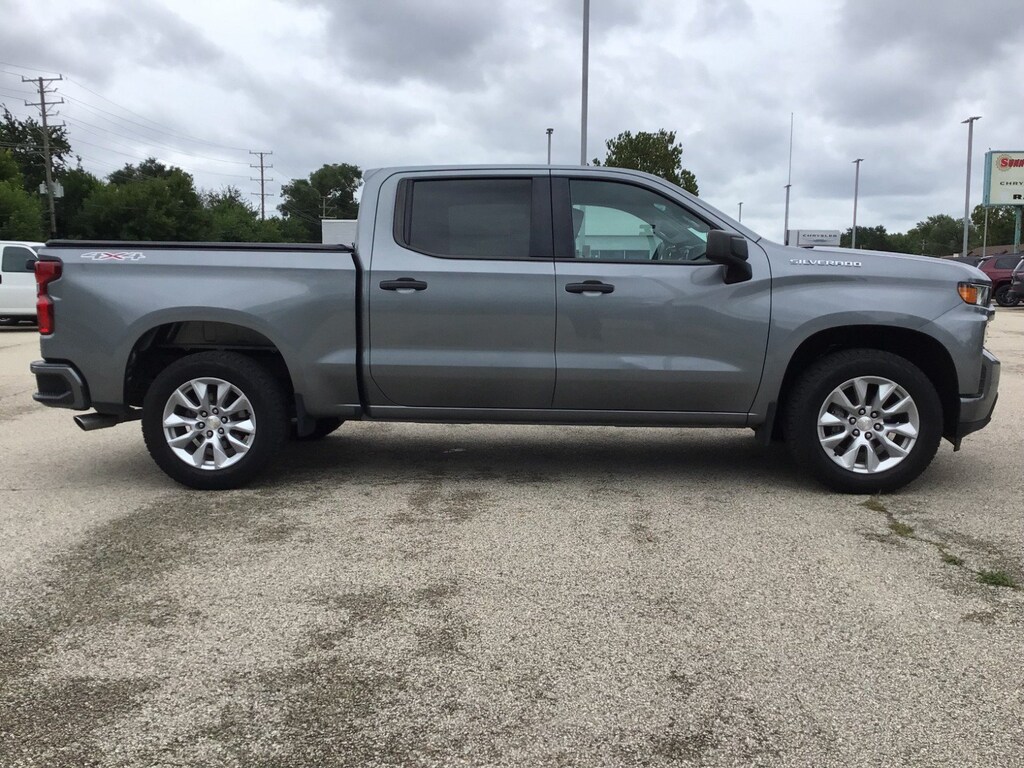 Used 2019 Chevrolet Silverado 1500 Custom 4x4 Truck Crew Cab