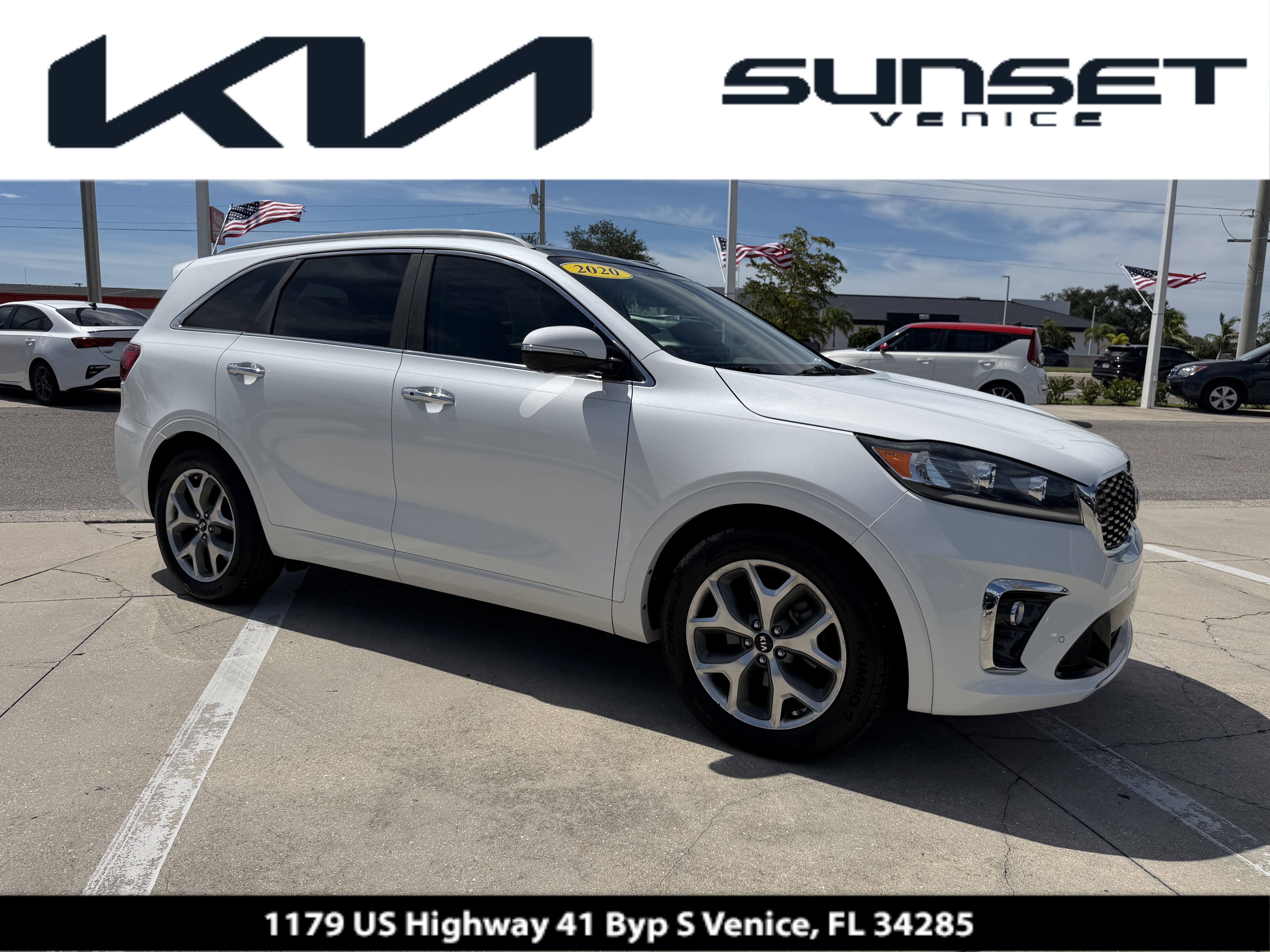 Certified 2020 Kia Sorento 3.3L SX SUV