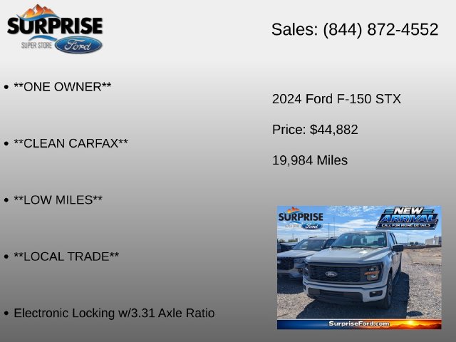 Used 2024 Ford F-150 STX Truck SuperCrew Cab