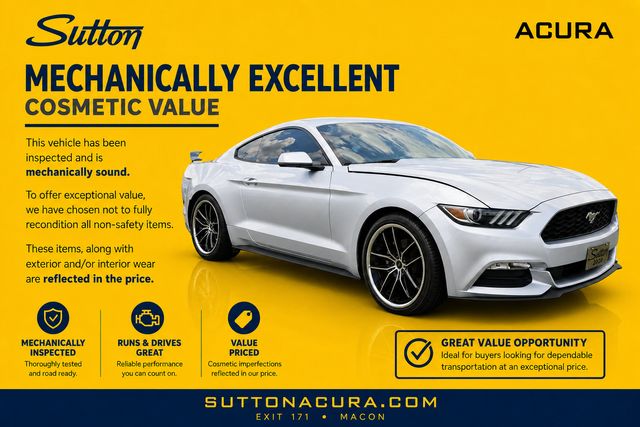 Used 2017 Ford Mustang V6 with VIN 1FA6P8AM3H5207833 for sale in Macon, GA