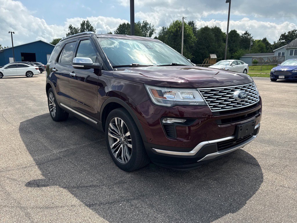 Used 2018 Ford Explorer Platinum with VIN 1FM5K8HT9JGB05573 for sale in Monticello, WI