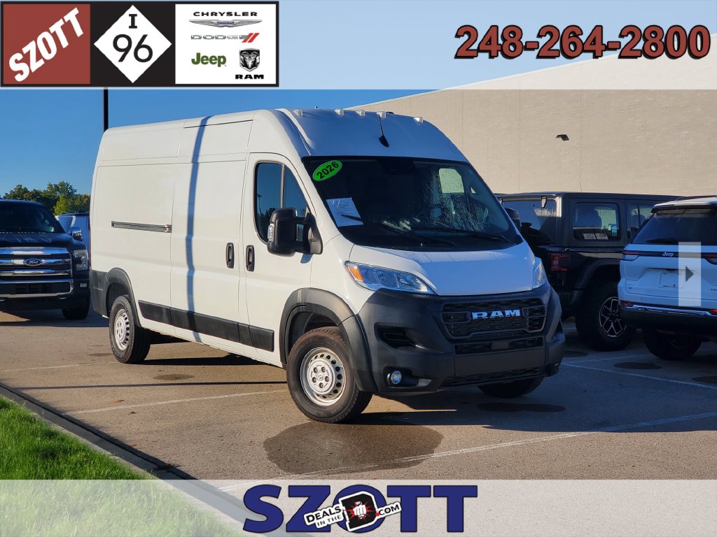 Used 2026 Ram Promaster 2500 High Roof Van Cargo Van