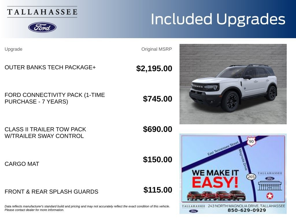 New 2026 Ford Bronco Sport Outer Banks SUV
