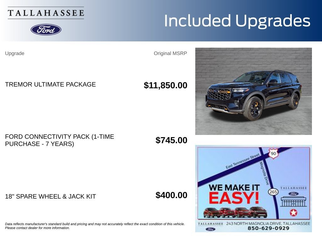 New 2026 Ford Explorer Tremor SUV