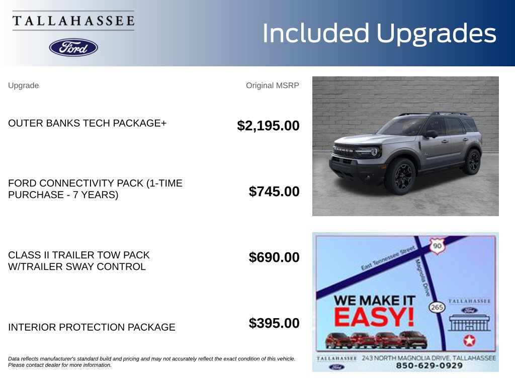 New 2026 Ford Bronco Sport Outer Banks SUV