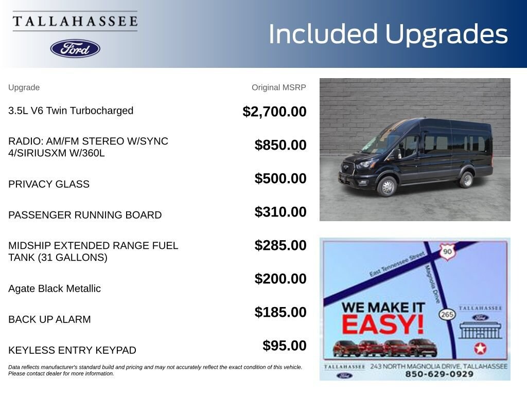 New 2025 Ford Transit-350 Passenger Wagon High Roof HD Ext. Van