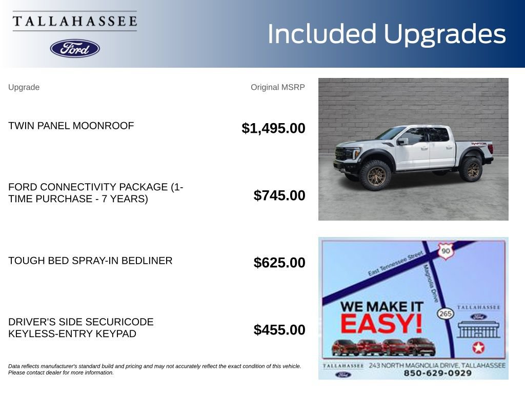 New 2026 Ford F-150 Raptor Truck SuperCrew Cab