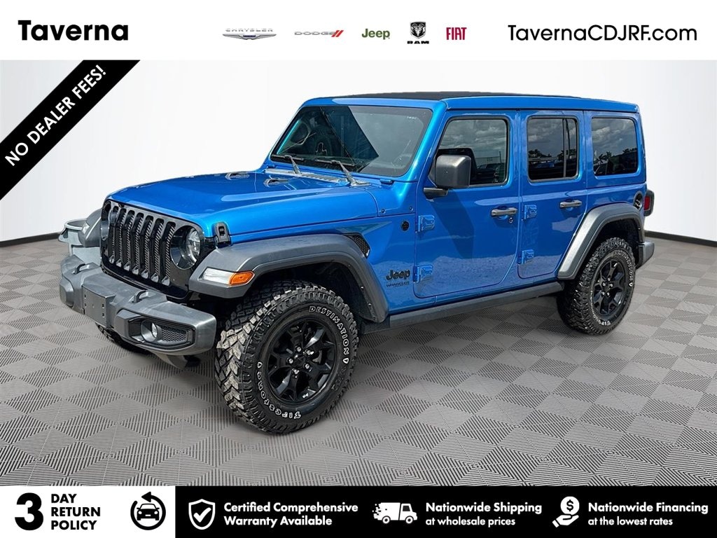 Certified 2022 Jeep Wrangler Unlimited Willys SUV