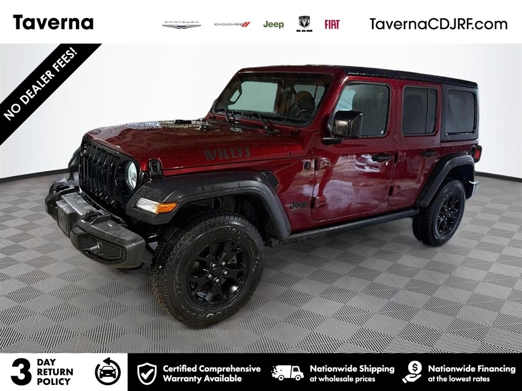 Used 2022 Jeep Wrangler Unlimited Willys SUV