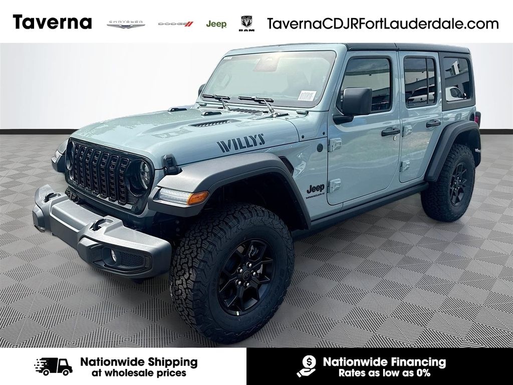 New 2026 Jeep Wrangler 4-DOOR WILLYS Sport Utility