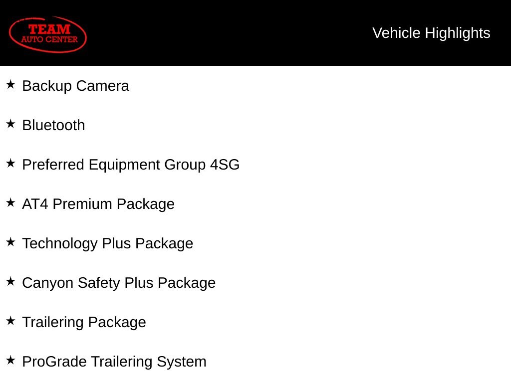 Used 2023 GMC Canyon AT4 Truck Crew Cab