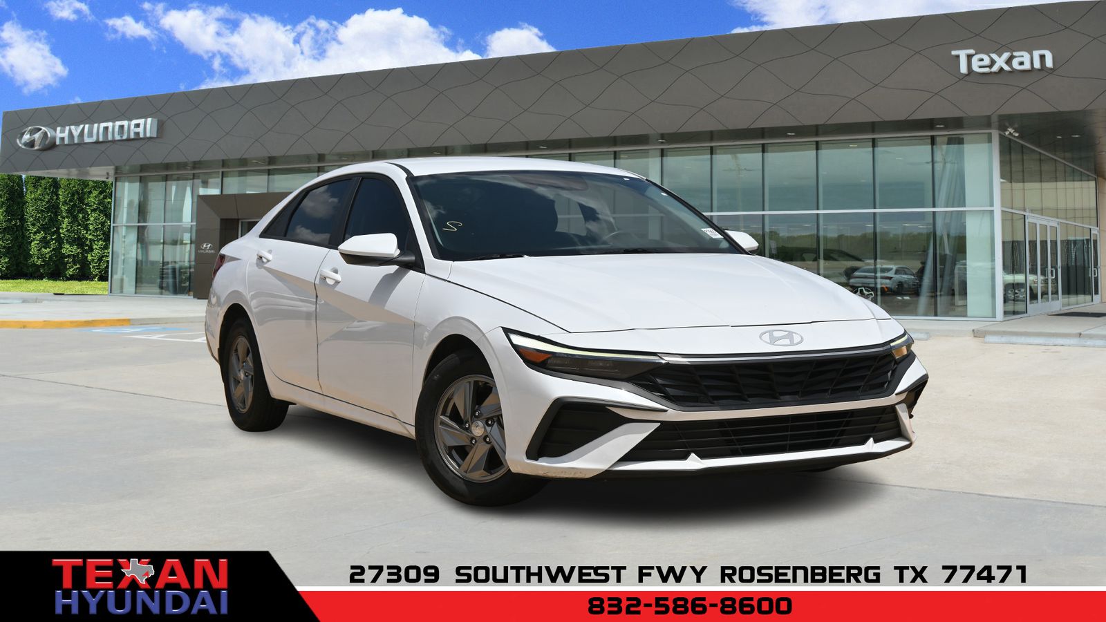 Used 2025 Hyundai Elantra SE with VIN KMHLL4DG3SU865121 for sale in Rosenberg, TX