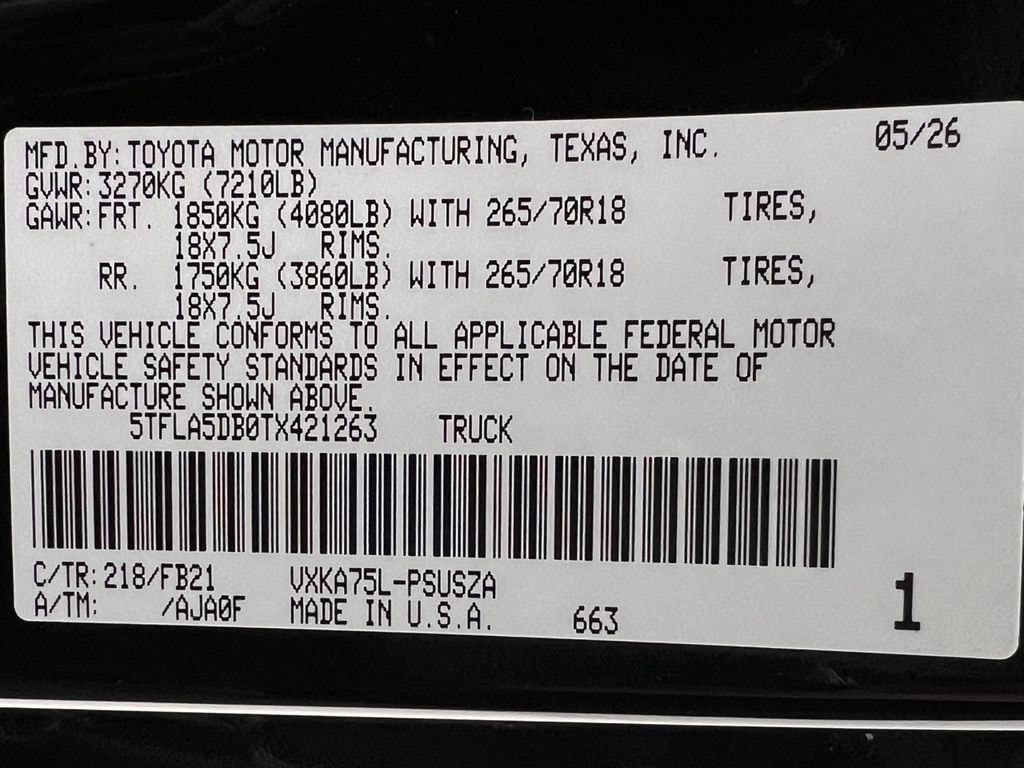 2026 Toyota Tundra SR5 - Photo 16